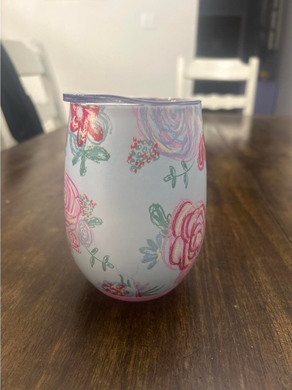 Matilda Jane Floral Stemless Tumbler - Pink, Green, Lavender